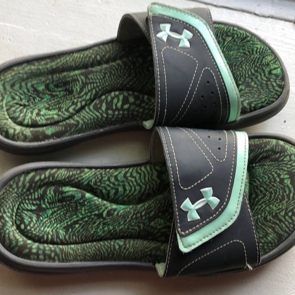 Under armour memory foam slides